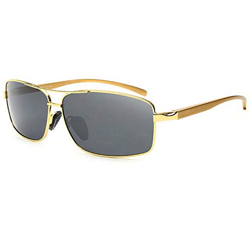 Óculos de Sol Masculino Piloto Retangular Oley Polarizados com Proteção uv400 (C1)