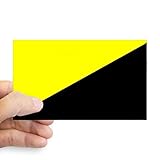 CafePress Anarcho Capitalist Flag Rectangle Sticker Rectangle Bumper Sticker Car Decal