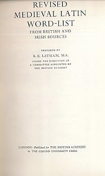 Revised Medieval Latin Word-List