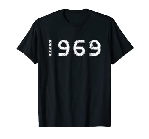 1969 Generation X Funny Retro 80's 70's Cool Gen Hombres Mujeres Camiseta