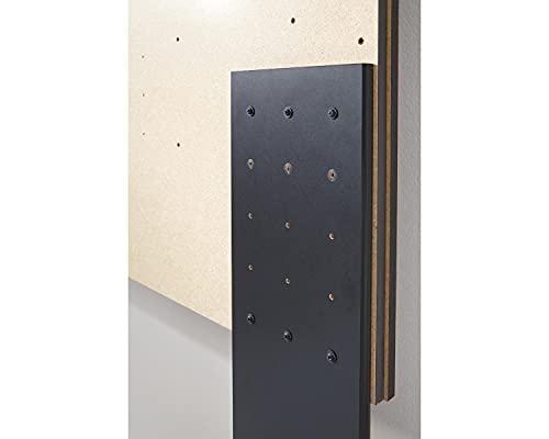 Signature DESIGN BY ASHLEY Furniture - Harlinton Panel Headboard - Queen/Full Size - Component Piece - Contemporary - Headboard Only - Warm Gray/Charcoal - Image 4