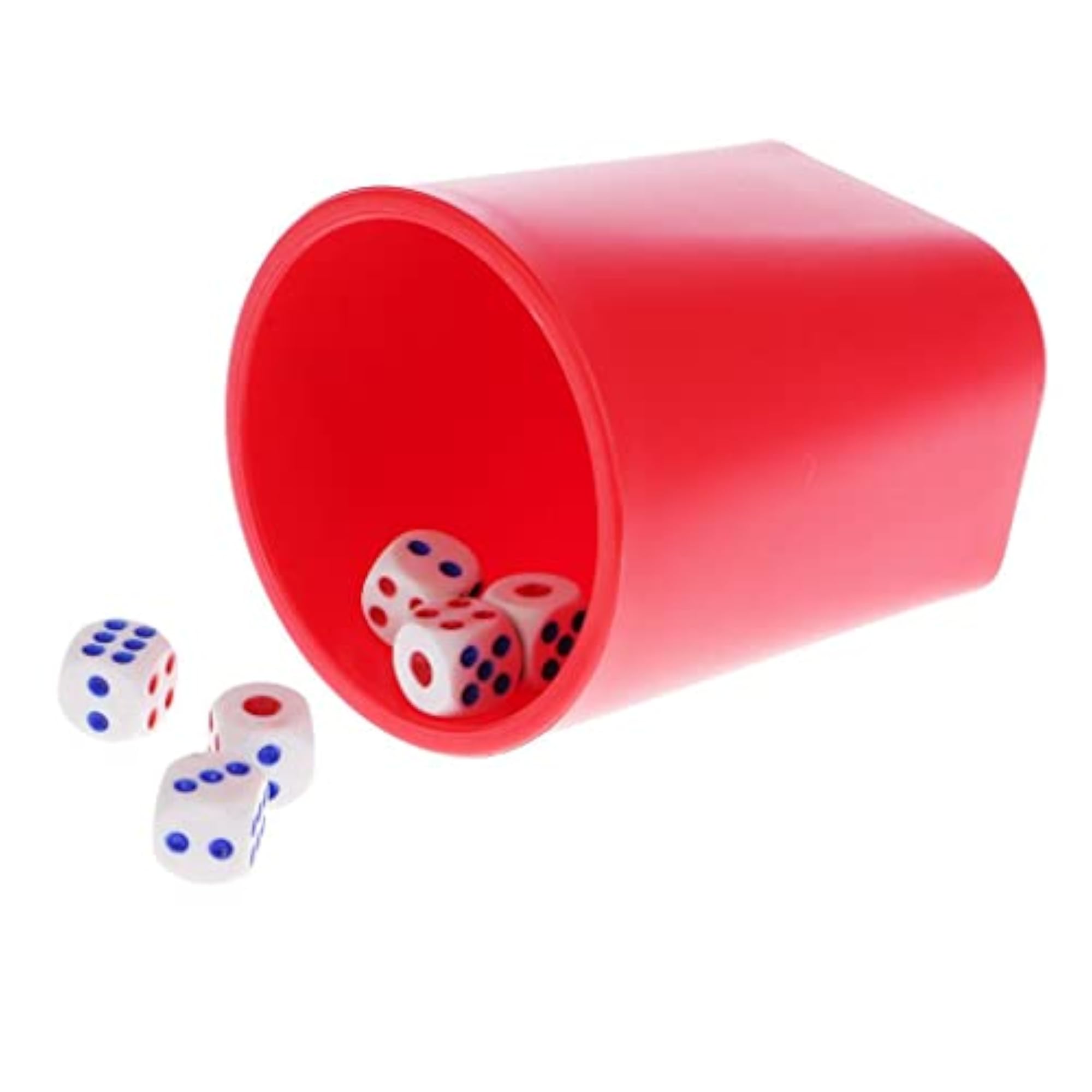 Rhombus Dice Cup with 6Pcs Dices