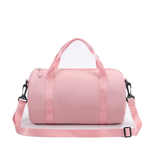 Mini Gym Bag for Women Small Duffle Bag Mini Gym Tote Bag Sport Bag for Yoga Swimming Dance (Pink)