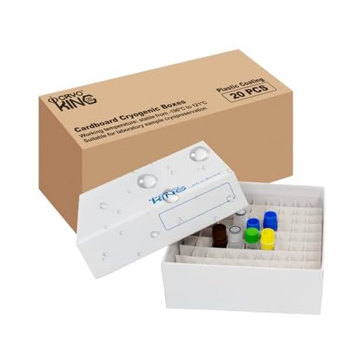 CryoKing Microtube Storage Box Case of 20