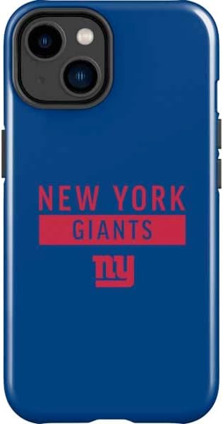 Skinit Impact Phone Case Compatible with iPhone 15 Plus - Officially Licensed NFL New York Giants Distressed Design
