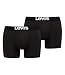 Produktbild Levi´s Herren Solid Basic Boxershorts Unterwäsche im 2er Pack (Black, XL)