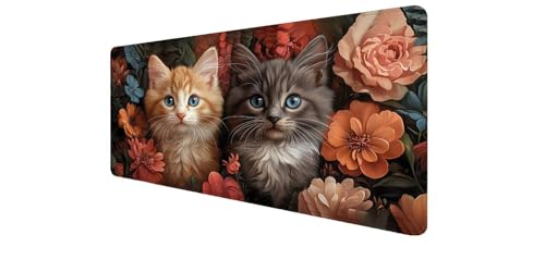 Mouse pad XXL bords cousus résout le manque d'espace et glisse de la souris