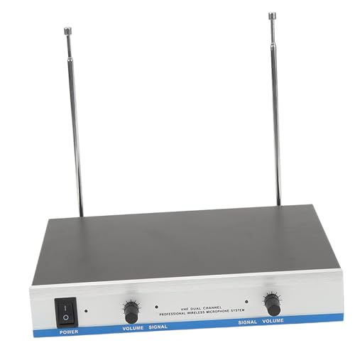 Microfone Dinâmico Sem Fio, Microfone Sem Fio Com Eliminação de Assobio Microfone Portátil 100-240V