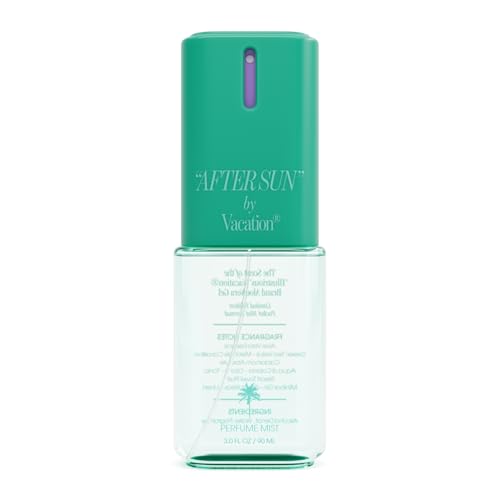 VACATION After Sun Body Mist and Perfume for Women 3 Fluid Ounces - Aloe Vera Cucumber and Green Tea Scent Hair and Body Spray Summer Fragrance Travel Size