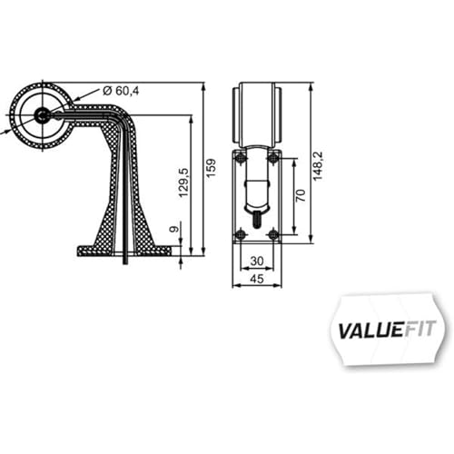 Feu d'encombrement LED HELLA Valuefit pour baliser le gabarit des remorques - 3