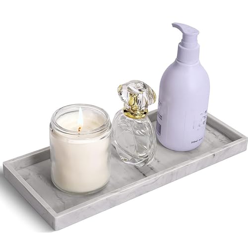 La Mejor Recopilación de Bandejas de baño los más solicitados. 43 NCONCO Bandeja Rectangular de Silicona, Bandeja Antideslizante para encimera de Cocina, Bandeja Flexible para tocador de baño, Organizador de Perfume para tocador (patrón de...