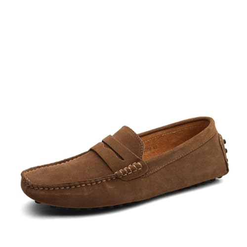 Mocassins et Loafers Hommes Confortable Slip on Décontracté Bateau et Mocassins pour Homme Chaussures de Conduite en Daim 38-49 EU