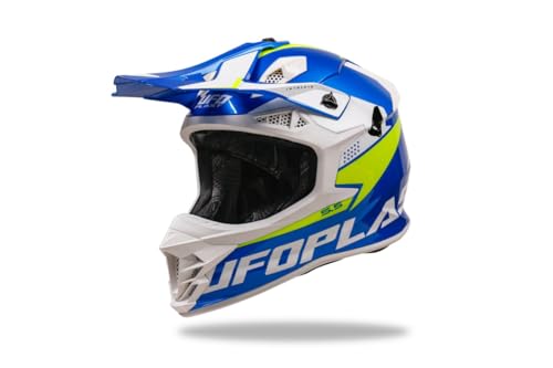 UFO PLAST CASCO INTREPID BLU/GIALLO M