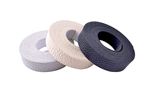 Wento 1/2''X180'' Faux Leather Strip Lychee Skin 3 Color Mixed Pu Leather Straps Belt Strips For Pet Collars,Bracelets,Belts,Keychains Diy Craft Projects #TOP12