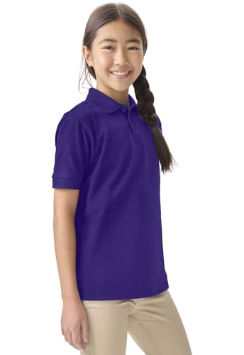 Image of Classroom School Uniforms for Boys and Girls Short Sleeve Pique Polo