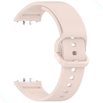 Pulseira De Silicone Compatível com Smartwatch Galaxy Fit3 (Rosa)
