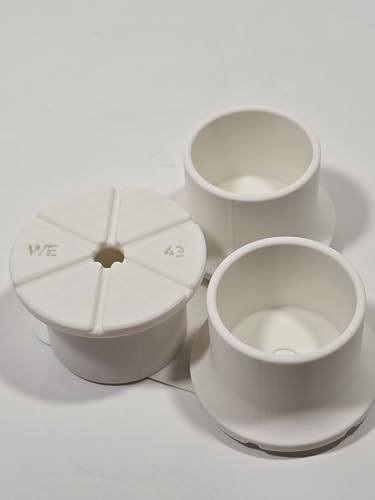 Upside Down Bottle Holder Set for Condiments, White, 3 Sizes