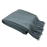 Humble Hilo Soft Wool Scarf or Shawl, Large Scarf for Women and Men Men and Womens Scarf Winter Wrap Pashmina 74 x 27 - Image 3