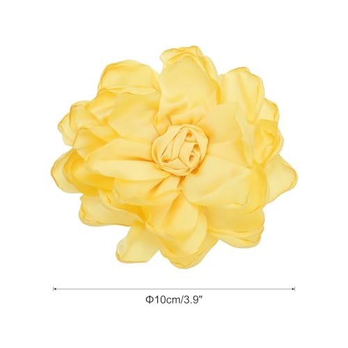 Image of PATIKIL Rose Flower Hair Clips, Fabric Brooch Pins for Women Wedding Party Dance Dress Clothes Accessories Valentine's Day Gifts