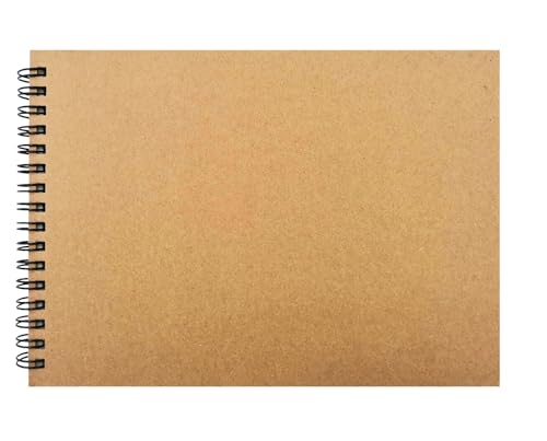 A5 Sketch Books, 160gsm Spiral Bound Drawing Pad Sketch Paper Art Supplie with Hardboard and Acid Free Drawing Paper 60 Pages (A5-1 Pack)