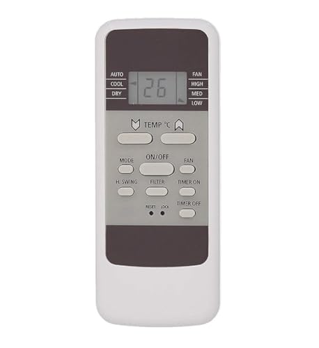 Image of Remote Compatible for Hitachi Window Ac Remote 1.5 Ton 3 Star Model No. RAW318KUD, White (137)