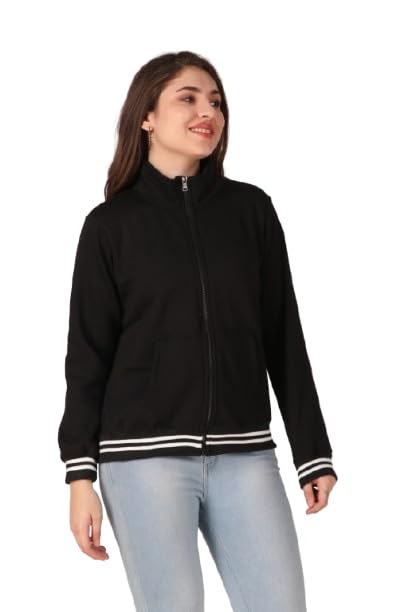 Women's Zipper Hoodie Lightweight Cotton Blend Jacket, Adjustable Hood, Casual Style-image-38