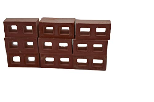 Miniature Brick Mold (1:12 Scale) Cinder Block Silicone Mold for Brick DIY,concrete, plaster,Resin,Fondant,Chocolate,Cards and Clay,Cake Decoration,DIY