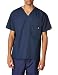 WonderWink The Alpha Unisex V-Neck Scrub Top, Navy, Large