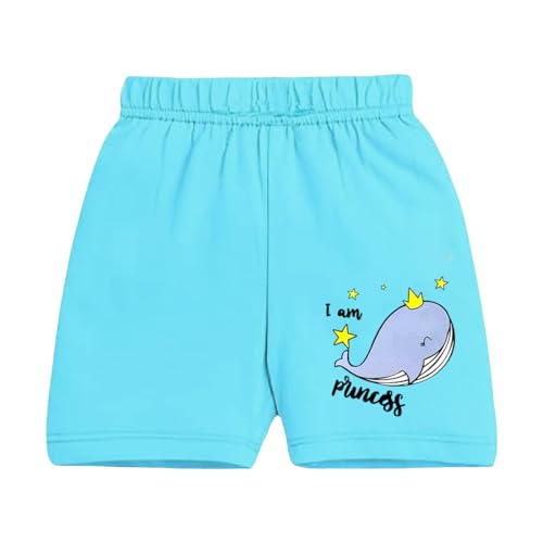 Image of Kuchipoo Girls Regular Fit Cotton Shorts - Pack of 5