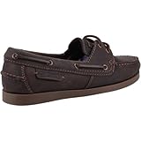 Mens Summer Boat Shoe From Cotswold, Bartrim Is Crafted With Soft Leather Uppers, 2 Eyelet Lacing System For Secure Fit And Memory Foam Footbed For Added Comfort Cotswold Mens Casual Shoes Brown Cotswold Bartrim