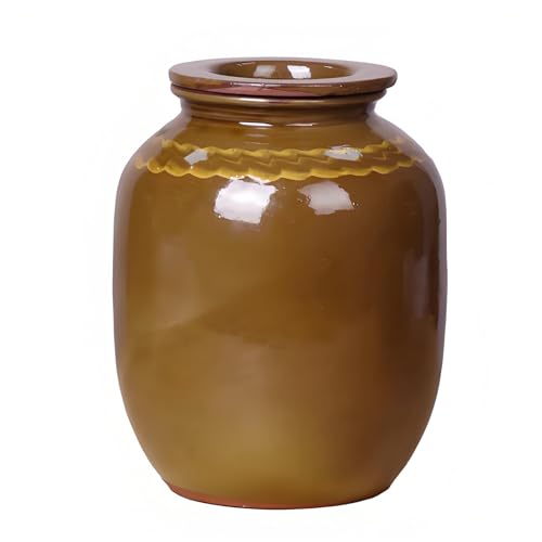 Snaweo Tanque de Arroz de Cerámica, Botes Cocina Almacenaje, recipiente de almacenamiento de alimentos para el hogar con tapa, Caja De Almacenamiento De Arroz chino sellado de gran capacidad(Pattern,6