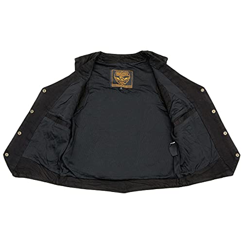 Image of Milwaukee Leather Women's Premium Denim Motorcycle Rider Vest | MDL