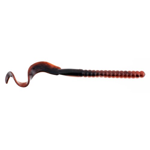Berkley PowerBait® Power Worm Fishing Bait, Moccasin, 7in | 18cm, Irresistible Flavor, Classic Curly Tail Worm Profile, Ideal for Spring, Summer and Fall Fishing