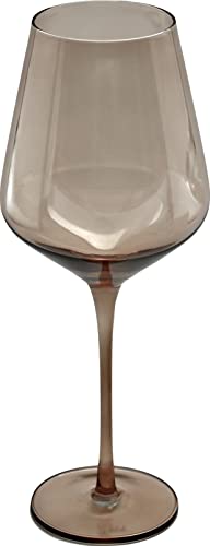 Saludi Colored Wine Glasses, 16.5Oz (Set Of 6) Stemmed Multi-Color Glass - Great For All Wine Types And Occasions - Luxury, Durable, Hand-Blown #TOP7