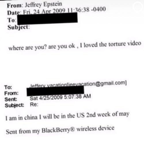Jeffery Epstein TOTURE WAS HIS THING!