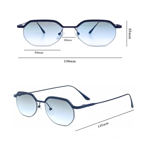Style polygonal unique avec ces lunettes de soleil rétro mini