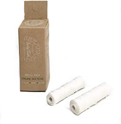 Organic Peace Silk Floss Refills (2 pack) by Lucky Teeth