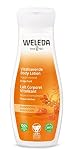  WELEDA Loción corporal de espino cerval de mar - Vitalising Natural Cosmetics Body Lotion proporciona hasta 48 horas de humedad intensiva para un cuidado rápido de la piel seca (1 x 200 ml)