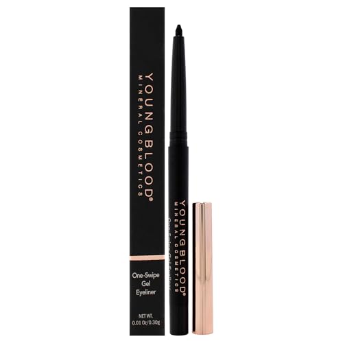 Youngblood One-Swipe Gel Eyeliner - Caviar for Women - 0.01 oz Eyeliner