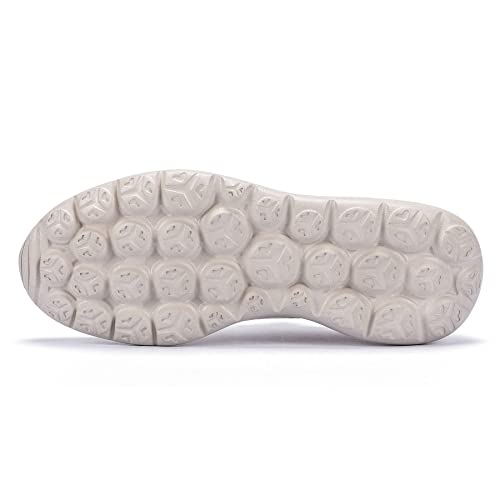 Women's Running Shoes - Comfortable & Lightweight - Breathable & Highly Elastic Sports Shoes, For Indoor And Outdoor Sports And Leisure Walking Shoes. (Beige, Adult, Women, Numeric_9_Point_5, Numeric, Us_Footwear_Size_System, Medium) #TOP4
