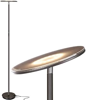 Brightech Sky LED Torchiere Super Bright Floor Lamp - Contemporary, High Lumen Light