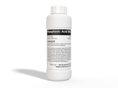 Premium Phosphoric Acid 85% - High Purity Industrial Grade - Multi-Purpose Use for Cleaning, Etching, Rust Removal, and More - 100ml