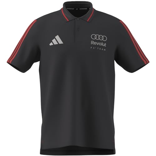 adidas Homme Audi Revolut Formula One Team DNA Polo Shirt, Utility Black, M