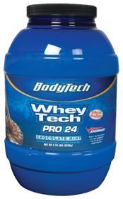 BODYTECH Whey Tech Pro 24 Protein Powder - Protein Enzyme Blend with BCAA's to Fuel Muscle Growth & Recovery, Ideal for Post-Workout Muscle Building - Chocolate Mint (5 Pound)