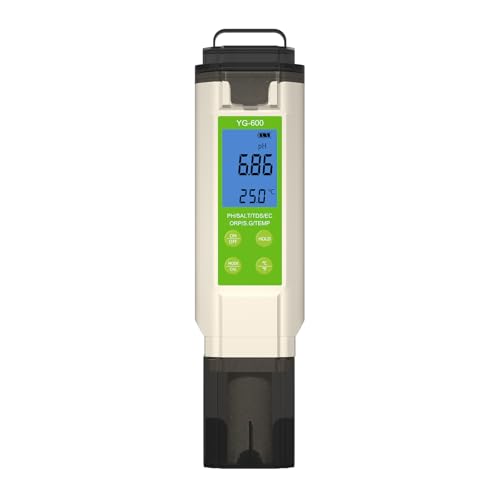 Medidor digital de temperatura de sal y agua preciso con retroiluminación para acuarios, analizadores de agua profesionales