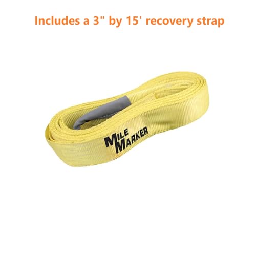 TrendsAuto Winch SEC15 15,000 lbs con Cable Sintético miniatura 5