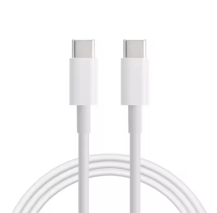 Image of iPhone 20W PD Fast Charger Adapter with 1 Meter Type C to C Data Syn. Cable Compatible with iPhone 16 /16 Plus /16 Pro /16 Pro Max, 15 /15 Plus /15 Pro /15 Pro Max, Laptop & Other C Type Devices