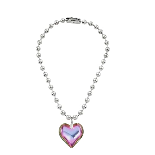 Feng shui fille en argent sterling 925 avec pendentif cœur