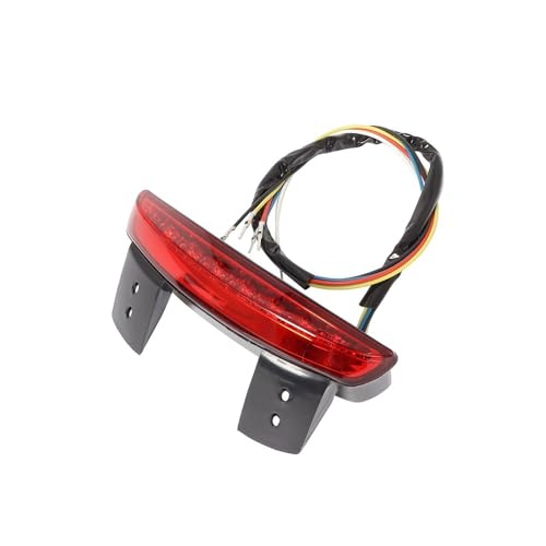Feu arrière de moto à LED rouge garde-boue Sportster résistant aux vibrations