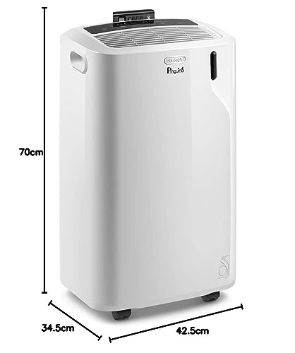 De'Longhi Pinguino PACEM82 | Portable Air Conditioner | 80m cube, 9,400 BTU, A Energy Efficiency, White